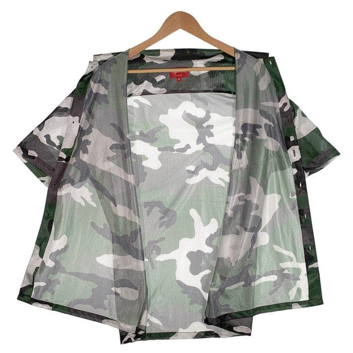 SUPREME シュプリーム 20AW Camo Mesh S/S Shirt カモ メッシュ ショートスリーブシャツ カモフラージュ Size XL 福生店