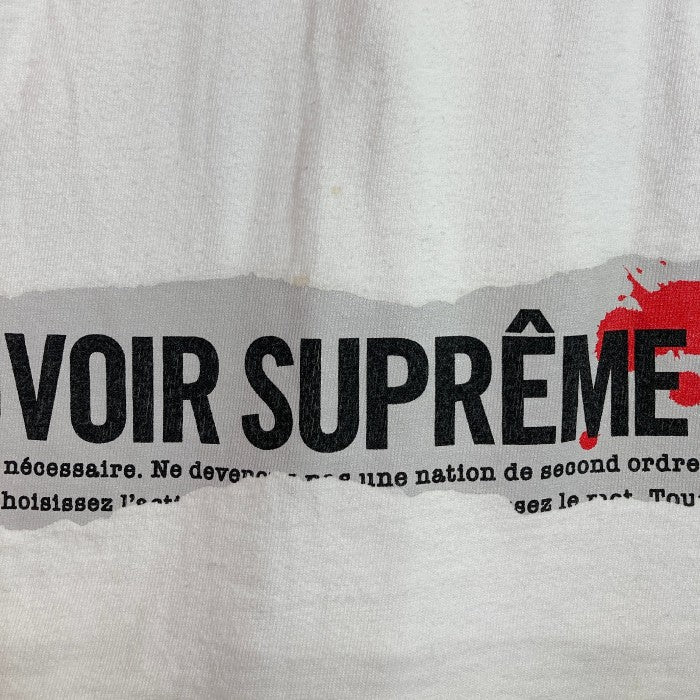 SUPREME シュプリーム 19SS Headline Tee バックプリントTシャツ ホワイト sizeXL 瑞穂店