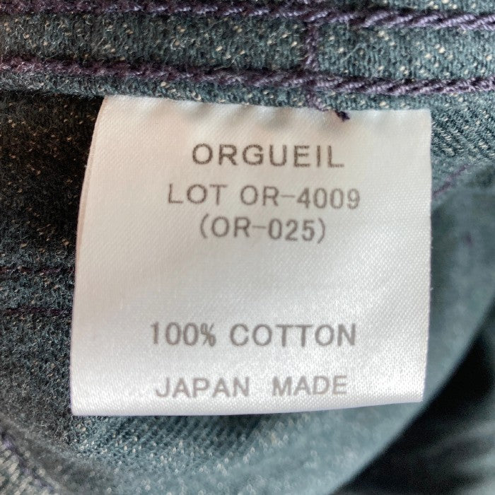 ORGUEIL オルゲイユ OR-025 撚り杢 ジレ ベスト グレー size40 瑞穂店