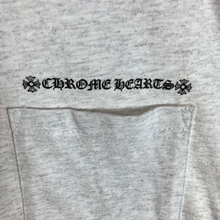 CHROME HEARTS クロムハーツ PPO BRAIN T-SHIRT MATTY BOY バックプリント Tシャツ 杢グレー sizeL 瑞穂店
