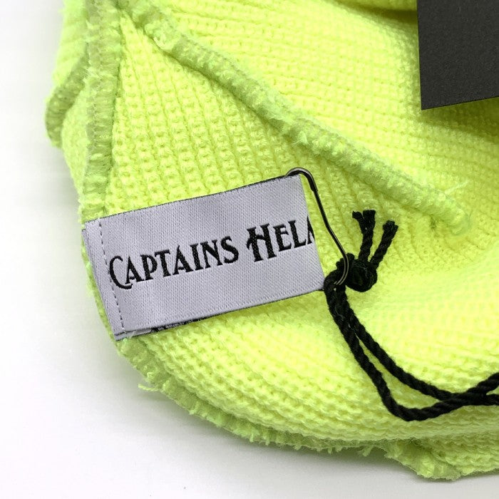 CAPTAINS HELM キャプテンズヘルム 22AW HELM WATCH CAP ワッチ キャップ ニット帽 蛍光イエロー 福生店