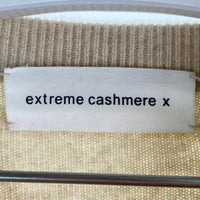 extreme cashmere  エクストリームカシミア crewhop カシミアニット ベージュ size- 瑞穂店