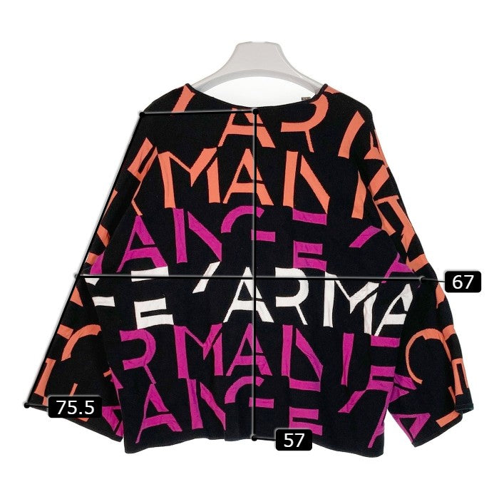 ARMANI EXCHANGE アルマーニエクスチェンジ 3HYM1A YMN8Z Knit sweater Fuchsia ニットセーター ブラック sizeS 瑞穂店