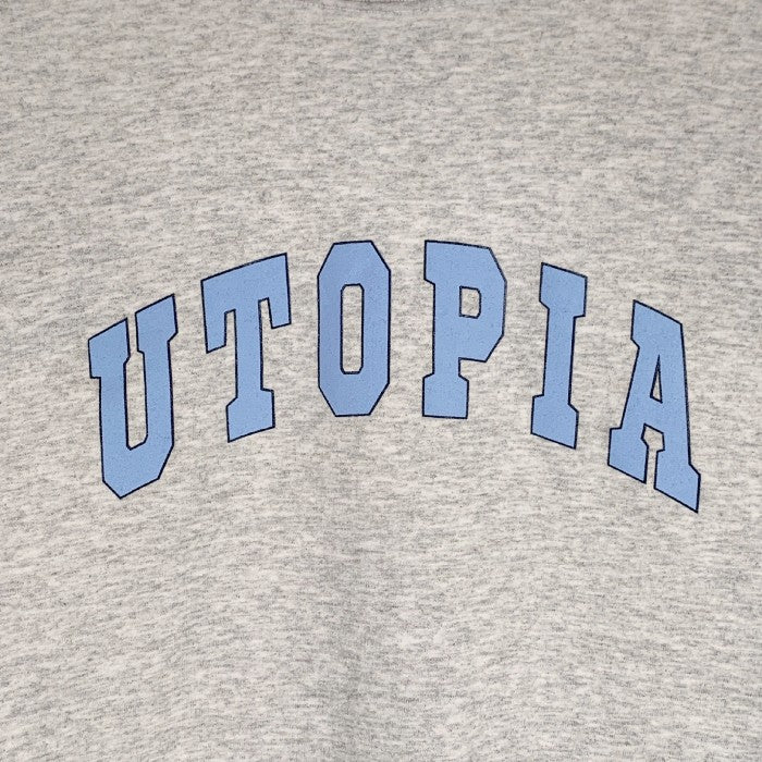 etavirp. エタヴァープ UTOPIA プリント スウェットクルーネックトレーナー グレー Size L 福生店