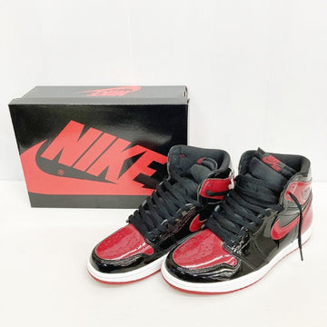 NIKE ナイキ Air Jordan 1 High OG Patent Bred エアジョーダン1 ハイ OG パテント ブレッド 555088-063 赤黒 size27.5cm 瑞穂店