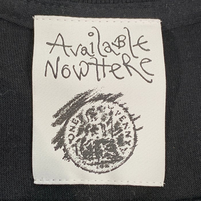 COMME des GARCONS コムデギャルソン available nowhere プリントTシャツ ブラック Size 不明 福生店