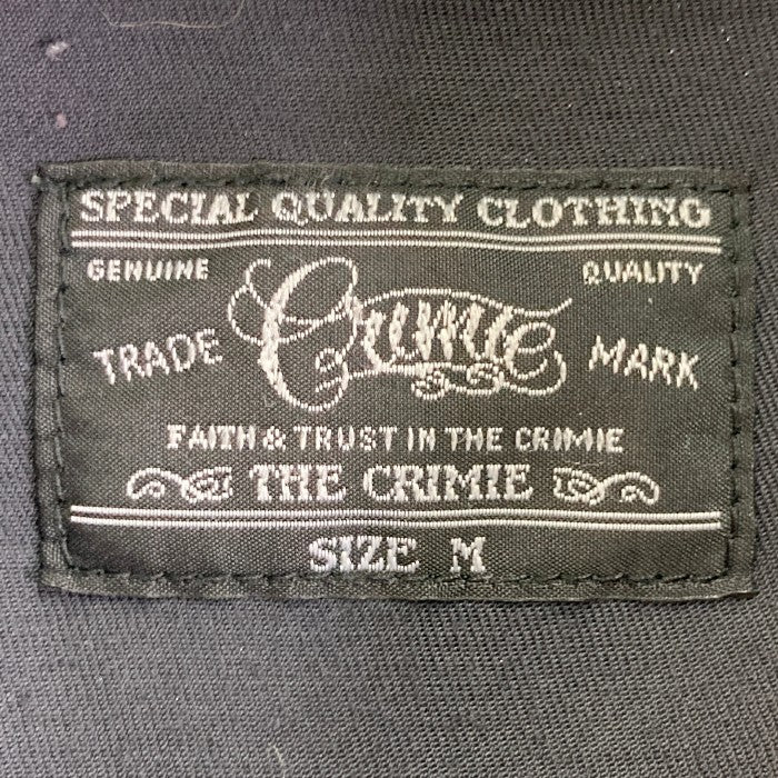 CRIMIE クライミー 長袖 ボーリング シャツ 刺繍 ブラック sizeM 瑞穂店