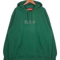 SUPREME シュプリーム 21SS KAWS Chalk Logo Hooded Sweatshirt カウズ チョークロゴ スウェットパーカー Light Pine グリーン Size XL 福生店