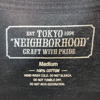 NEIGHBORHOOD ネイバーフッド NBHD SQUAD QB TEE プリントTシャツ ブラック sizeM 瑞穂店