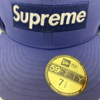 SUPREME シュプリーム 20AW WINDSTOPPER Earflap Box Logo New Era Cap キャップ 帽子 ブルー size7・1/2 59.6cm 瑞穂店