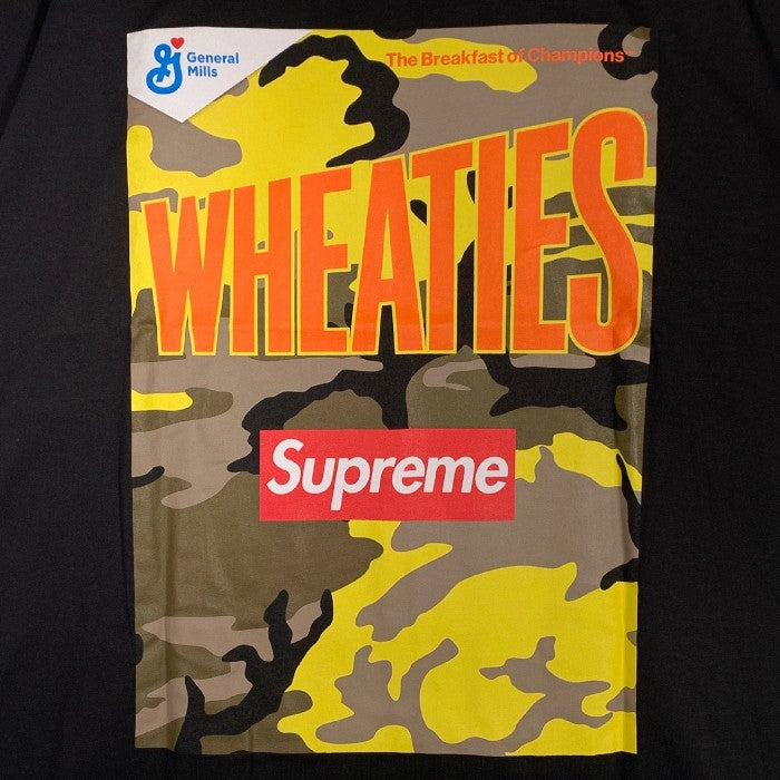 SUPREME シュプリーム 21SS 21SS Wheaties Tee ウィーティー Tシャツ ブラック Size L 福生店