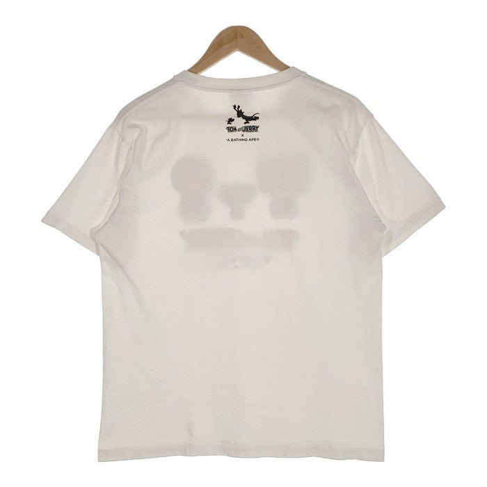 A BATHING APE アベイシングエイプ TOM&JERRY BABY MILO TEE トムとジェリー マイロ Tシャツ ホワイト Size M 福生店