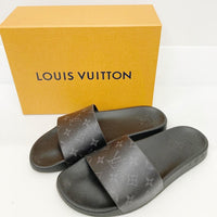 LOUIS VUITTON ルイヴィトン モノグラムエクリプス ウォーターフロントライン サンダル ベナッシ ブラック size9 27.5cm 瑞穂店