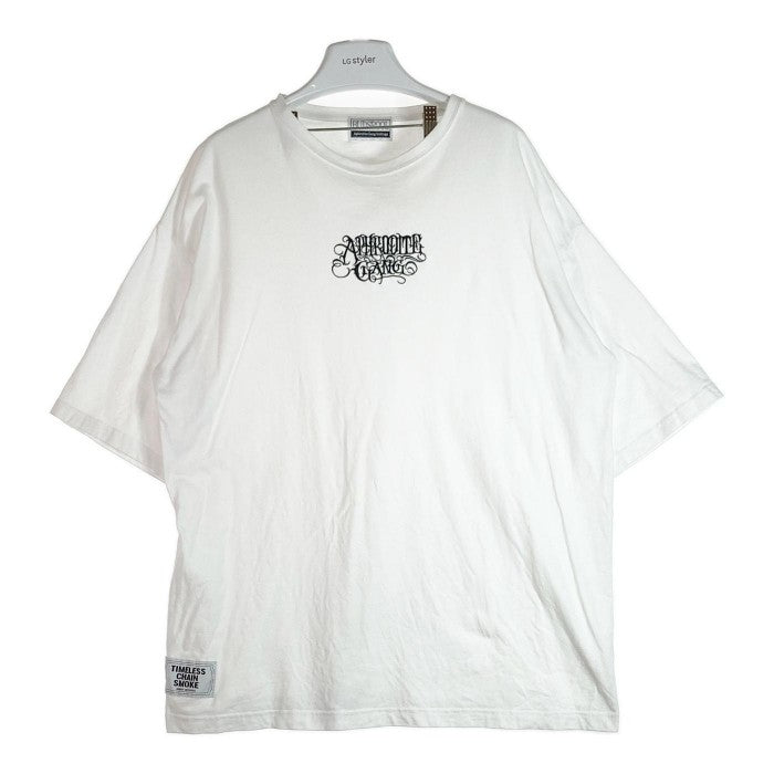 BUDSPOOL バッズプール 舐達麻 APHRODITE GANG HOLDINGS Tシャツ ホワイト sizeXL 瑞穂店