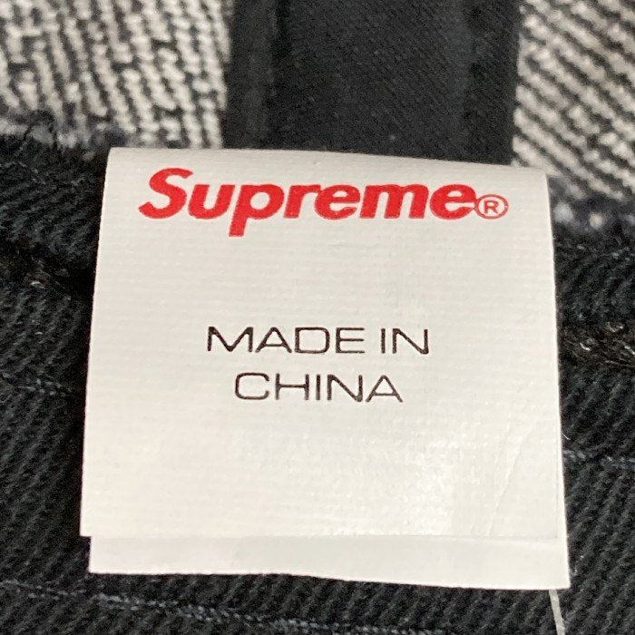 Supreme シュプリーム 22SS Fade Jacquard Denim Crusher フェード ジャガード デニム バケットハット グレー  sizeM-L 瑞穂店