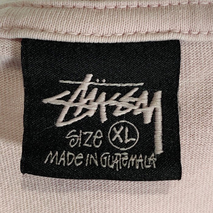 STUSSY ステューシー ダイス プリントTシャツ サイコロ ピンク Size XL 福生店