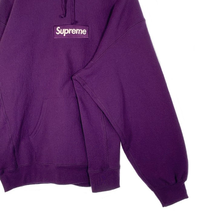 SUPREME シュプリーム 23AW Box Logo Hooded Sweatshirt ボックスロゴ スウェットパーカー ダークパープル Size XXL 福生店