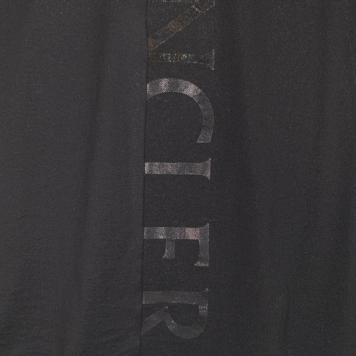 MONCLER モンクレール 21年 MAGLIA T-SHIRT ラバーワッペン バックプリント Tシャツ ブラック Size L 福生店