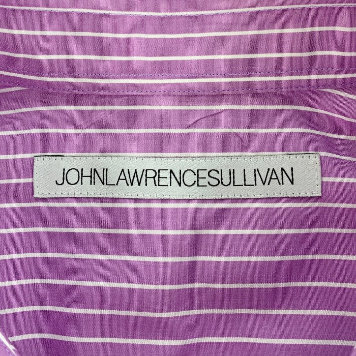 JOHN LAWRENCE SULLIVAN ジョンローレンスサリバン ストライプシャツ パープル 3A007-0118-31 Size 44 福生店