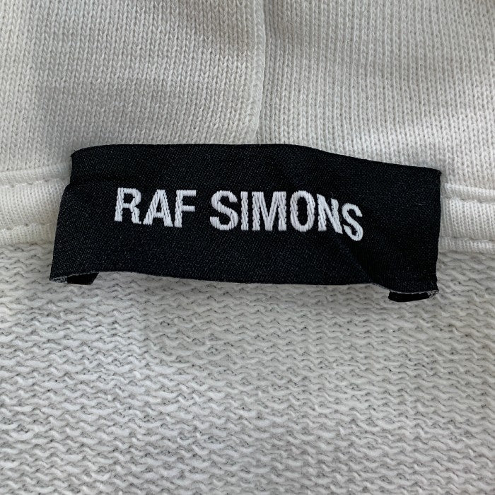 RAF SIMONS ラフシモンズ 17AW オーバーサイズ プルオーバースウェットパーカー テープ装飾 ブラウン Size M 福生店