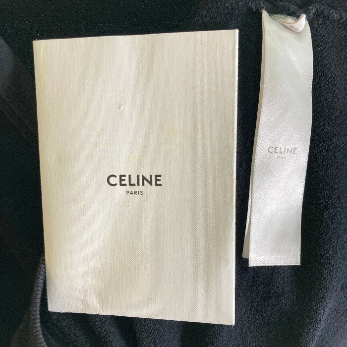 CELINE セリーヌ スウェットカーディガン （ダメージ有） ブラック sizeS 瑞穂店