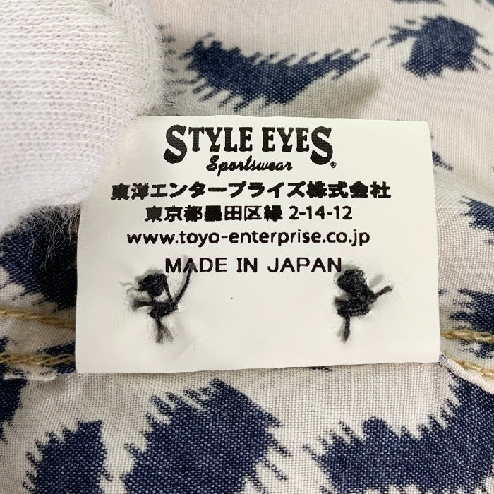 Style Eyes スタイルアイズ オープンカラー レーヨンシャツ レオパード Size L 福生店