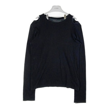 SOSHIOTSUKI ソウシオオツキ 22SS LONGSLEEVE MUSLIN TOP カットソー ブラック size46 瑞穂店