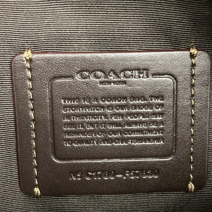 COACH コーチ F57830 シグネチャー ハンド ショルダーバッグ ブラウン 瑞穂店