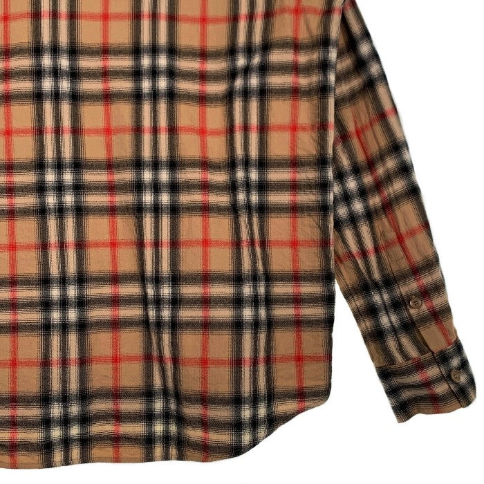 BURBERRY LONDON バーバリーロンドン 21AW ノバチェック 長袖シャツ ベージュ 8036773 Size L 福生店