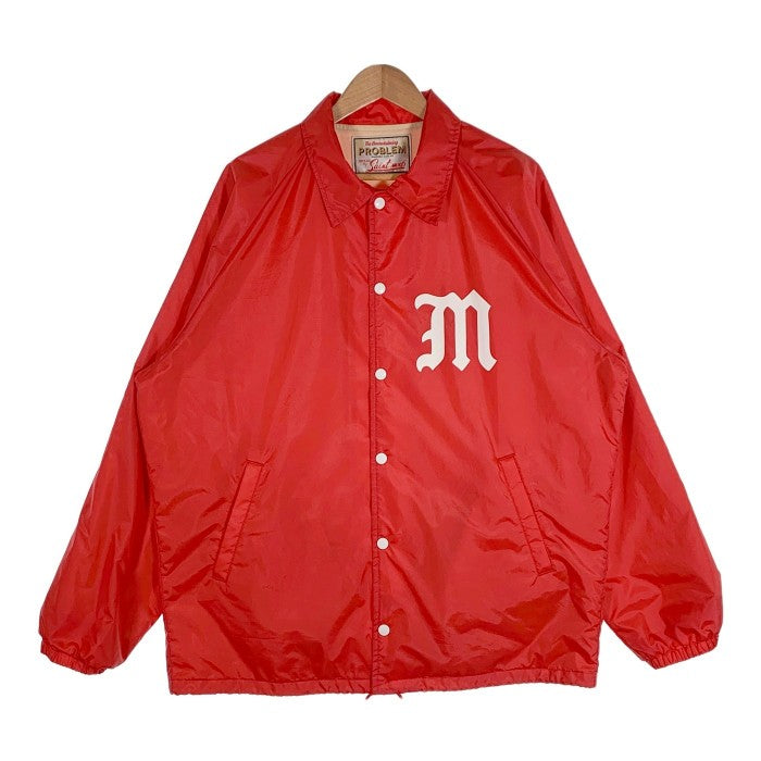 SAINT Mxxxxxx セントマイケル 23SS COACH JACKET コーチジャケット レッド ナイロン Size L 福生店