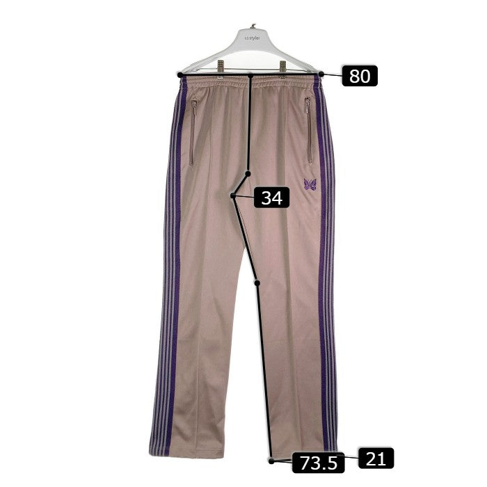 Needles ニードルス Narrow Track Pant Poly Smooth トラックパンツ 22AW LQ230 トープ 紫 sizeM 瑞穂店