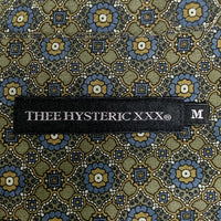 THEE HYSTERIC XXX ジィヒステリックトリプルエックス ROSE GARDEN柄 レギュラーカラー シャツ コットン Size M 福生店