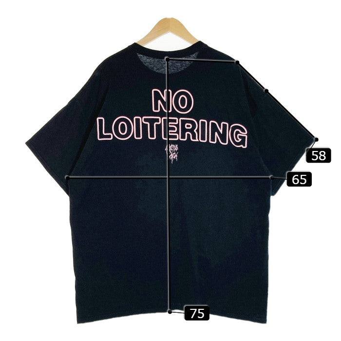 Travis Scott - NO LOITERING T-SHIRT トラヴィス スコット Tシャツ 黒 sizeXL瑞穂店