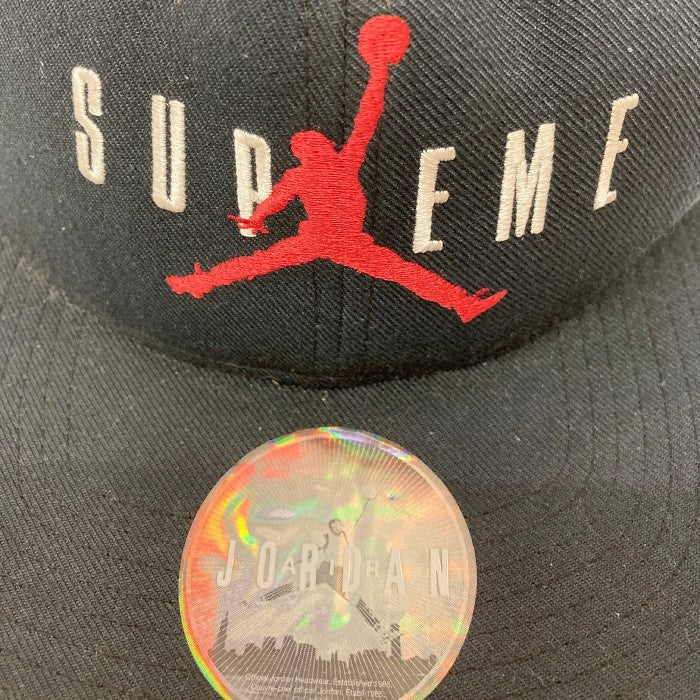 SUPREME × JORDAN 15AW Jordan 6-Panel Cap シュプリーム ジョーダン コラボ 6パネル キャップ ブラック 瑞穂店