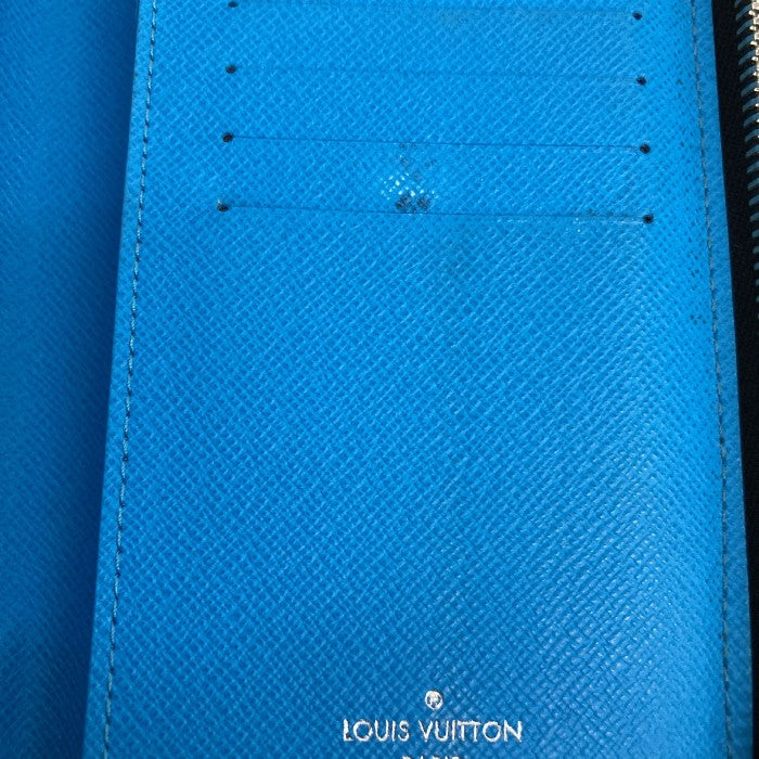 LOUIS VUITTON ルイヴィトン タイガラマ ジッピーウォレット ヴェルティカル M30467 長財布 ラウンドファスナー ブルー瑞穂店