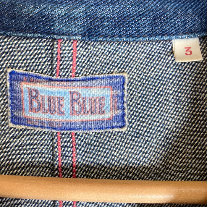 BLUE BLUE ブルーブルー デニム カバーオール インディゴ size3 瑞穂店