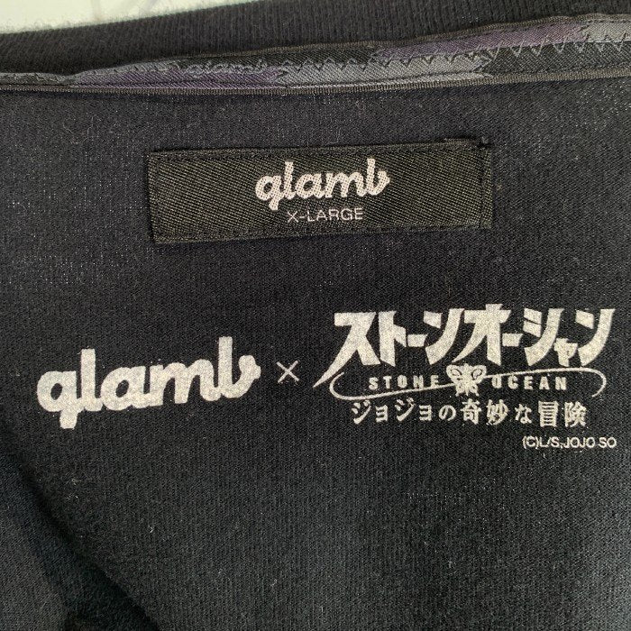 glamb グラム ジョジョの奇妙な冒険 Stone Ocean 徐倫 プリントTシャツ ブラック Size XL 福生店