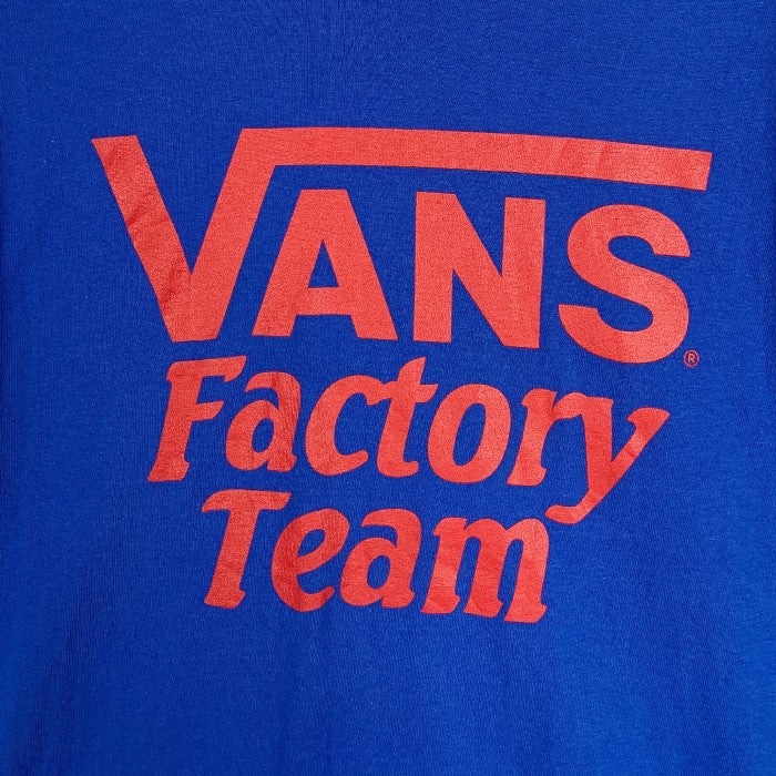 VANS バンズ 23SS STANDARD CALIFORNIA スタンダードカリフォルニア プリント Tシャツ ブルー 122C1010228 Size L 福生店