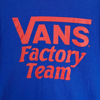 VANS バンズ 23SS STANDARD CALIFORNIA スタンダードカリフォルニア プリント Tシャツ ブルー 122C1010228 Size L 福生店