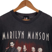 00's MARILYN MANSON マリリンマンソン MOBSCENE プリントTシャツ GIANT ブラック Size L 相当 福生店