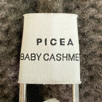 picea baby cashmere ピセア ベイビーカシミヤ カーディガン ブラウン size2 瑞穂店