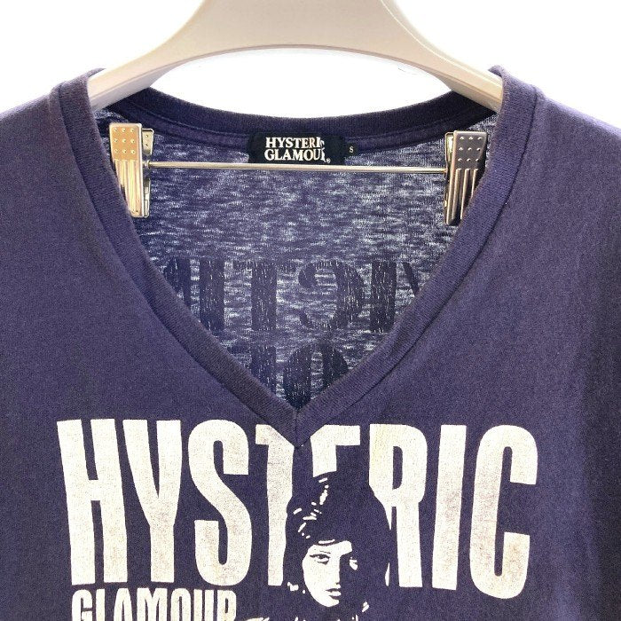 HYSTERIC GLAMOUR ヒステリックグラマー ガールプリント Tシャツ ネイビー sizeS 瑞穂店
