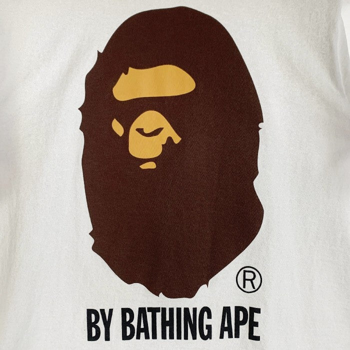 A BATHING APE アベイシングエイプ ビッグエイプヘッド プリントTシャツ ホワイト Size S 福生店