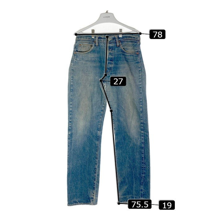 Levi's リーバイス 501 66後期  刻印6  収縮率10％ ヴィンテージ デニムパンツ ブルー sizeW31 瑞穂店