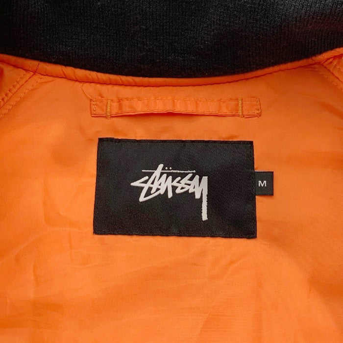 STUSSY ステューシー FRAGMENT DESIGN フラグメントデザイン MA-1 フライトジャケット ネイビー Size M 福生店