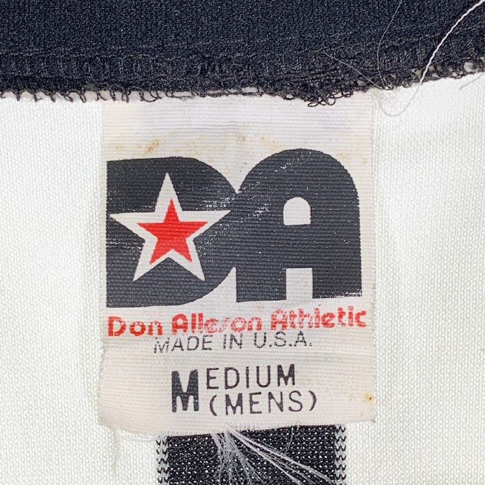 90's Dennis Rodman デニスロッドマン レフェリーシャツ ストライプ ハーフジップ ブラック ホワイト USA製 Size M 福生店