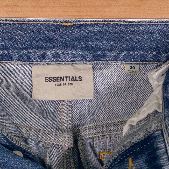 ESSENTIALS エッセンシャルズ ダメージ デニムパンツ テーパード インディゴ Size 30 福生店