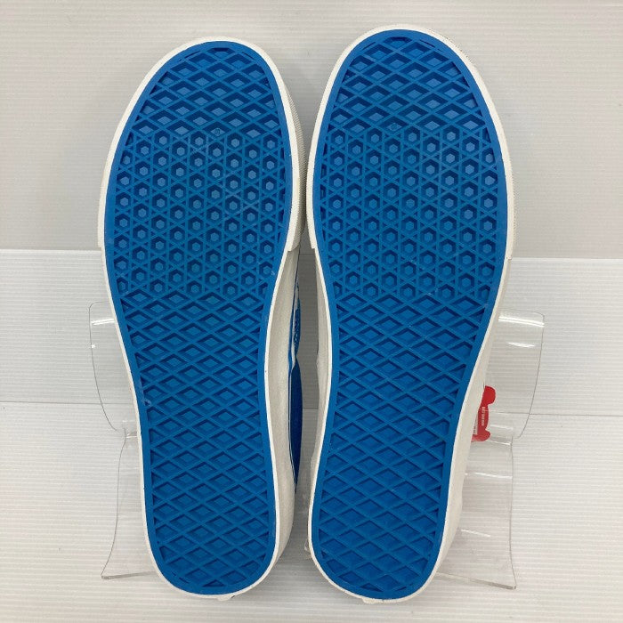 VANS バンズ SLIP-ON スリッポン チェッカーフラッグ ネオン チェック 青 size27.5cm 瑞穂店