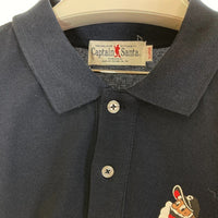 CAPTAIN SANTA キャプテンサンタ HIS FRIENDS ポロシャツ ネイビー sizeXL 瑞穂店