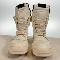 Rick Owens リックオウエンス GEOBASKET ジオバスケット レザーハイカットスニーカー ホワイト RP16S9894LPO Size 40 福生店